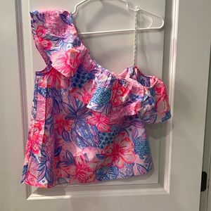 Lilly Pulitzer off the shoulder blouse